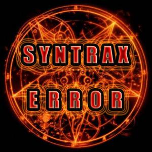 syntraxerror